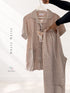Short Sleeve Button Down Pyjama Set