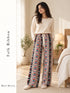 Wide-Leg Rayon Palazzo Pants
