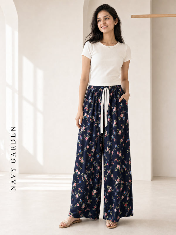 Wide-Leg Palazzo Pants