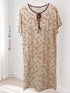 Vintage Lace Ruffle Yoke Nightdress