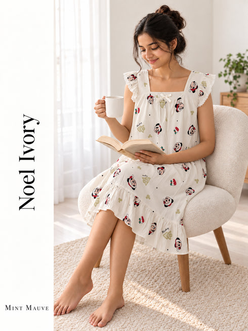 Padded Butterfly Sleeve Nightdress 2.0