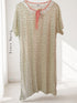 Vintage Lace Ruffle Yoke Nightdress