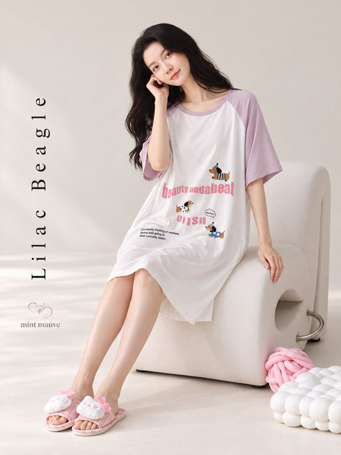 Lace Sleeve Oversized Tees