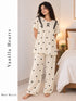 Midnight Ribbon & Lace Lounger Set — Vanilla Hearts