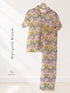 Short Sleeve Notch Collar Pajama Set