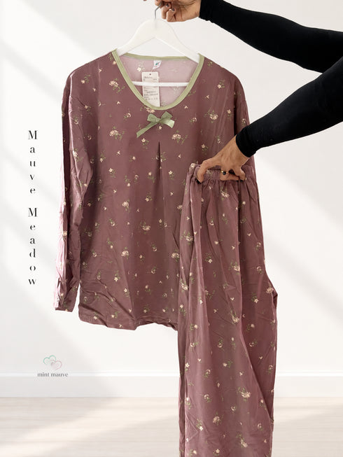 Peter Pan Collar Lounge Set