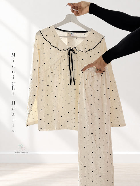 Peter Pan Collar Lounge Set