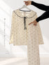 Peter Pan Collar Lounge Set