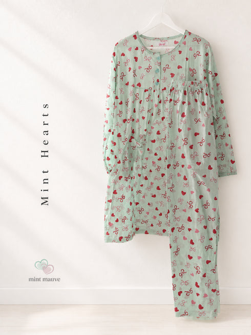 Full Sleeve Feeding Friendly Pyjama