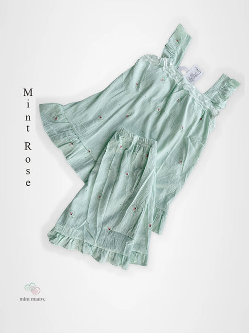 Girls Ruffle Short Set