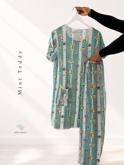 Knee Length Tshirt With Pants