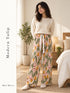Wide-Leg Rayon Palazzo Pants