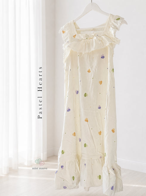 Vintage Inspired Padded Ruffle Sleepwear