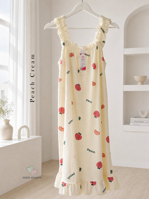 Ruffle Sleeve Short Maxi