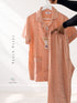 Short Sleeve Button Down Pyjama Set