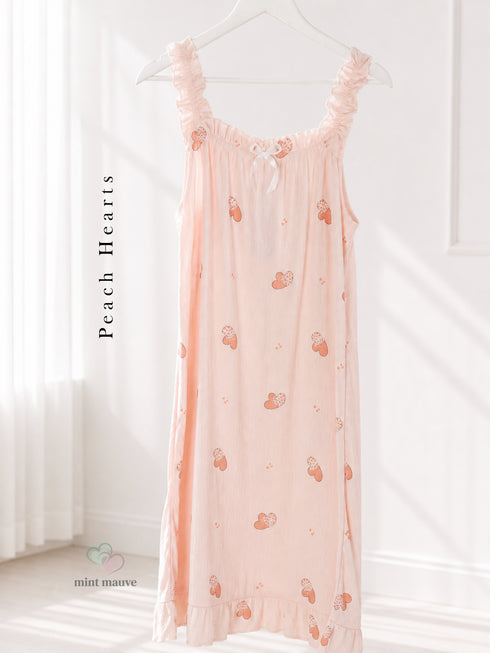 Ruffle Sleeve Short Maxi