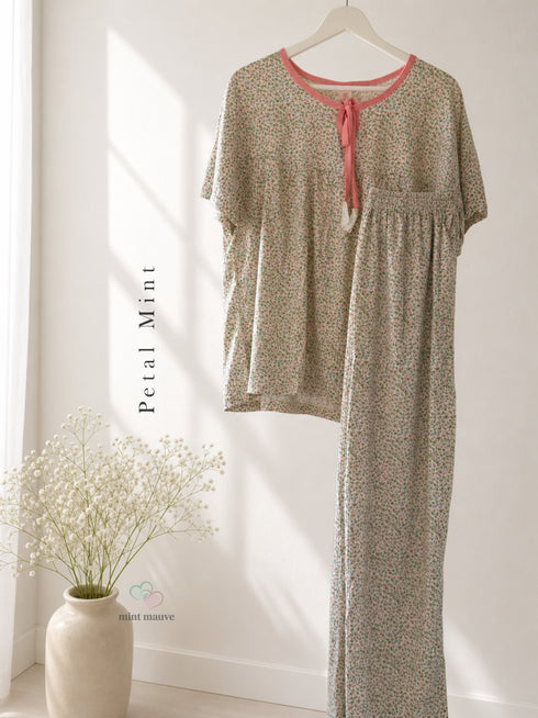 Short Sleeve Floral Pyjama Set