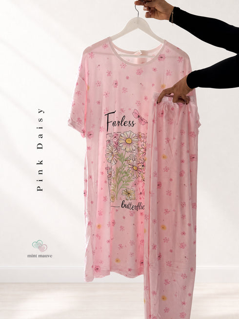 Knee Length Tshirt With Pants