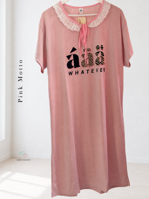 Vintage Lace Ruffle Yoke Nightdress