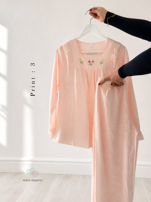 Pinteresty Full Sleeve Korean Pyjama