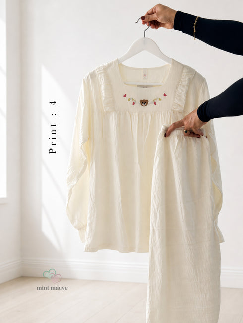 Pinteresty Full Sleeve Korean Pyjama