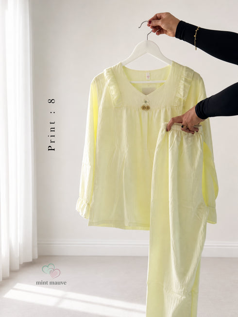 Pinteresty Full Sleeve Korean Pyjama