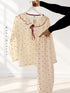 Peter Pan Collar Lounge Set