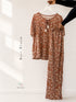 Short Sleeve Floral Pyjama Set