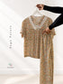 Lace Trim V-Neck Loungewear