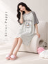 Lace Sleeve Oversized Tees
