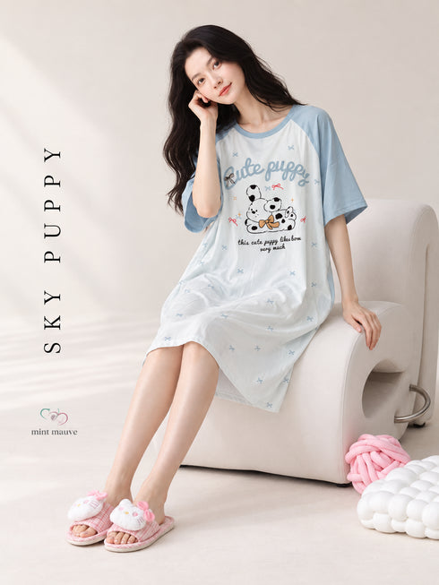 Lace Sleeve Oversized Tees