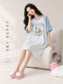 Lace Sleeve Oversized Tees