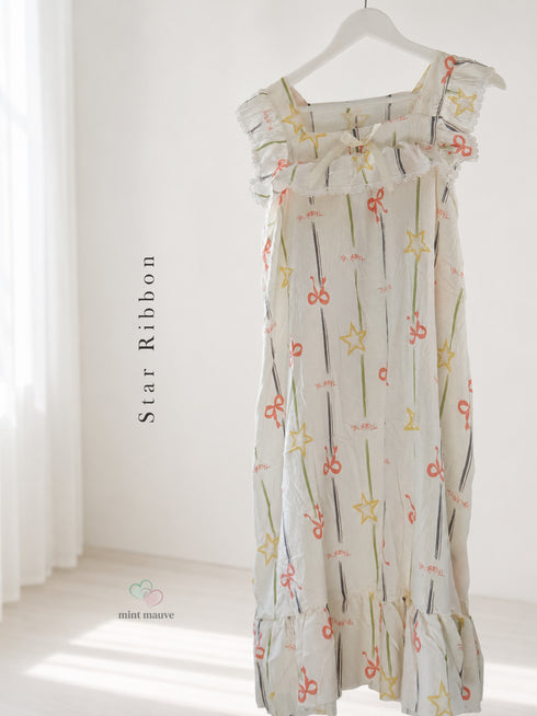 Vintage Inspired Padded Ruffle Sleepwear