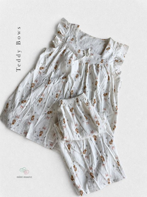 Padded Capri Short Set