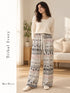 Wide-Leg Rayon Palazzo Pants