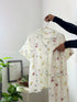 Half-Sleeved Collar Pajama and Trousers Set