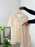 Half-Sleeved Collar Pajama and Trousers Set