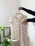 Half-Sleeved Collar Pajama and Trousers Set