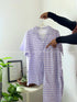 Half-Sleeved Collar Pajama and Trousers Set