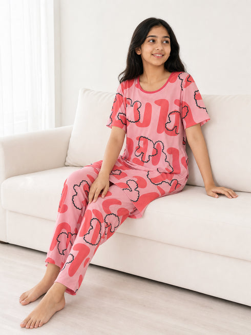Knee Length Tshirt With Pants