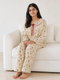 Peter Pan Collar Lounge Set