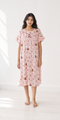 Square Neck Short Sleeve Nightdress
