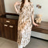 Women's cotton nightgown โ detail view