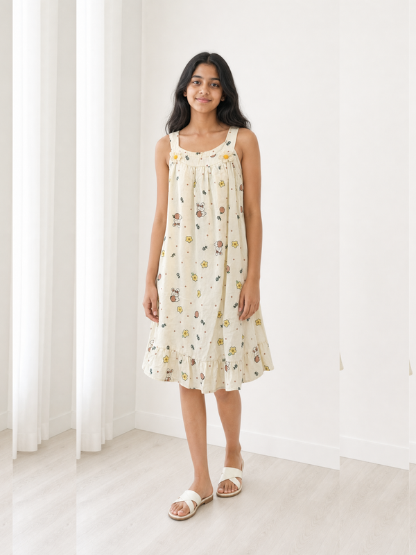 The Daisy Strap Padded Maxi