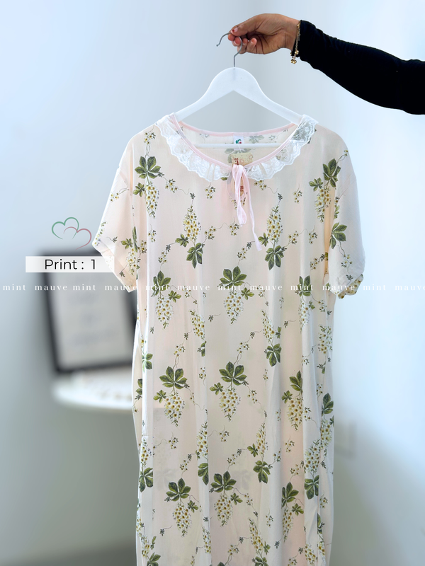 Scallop Lace Short Maxi